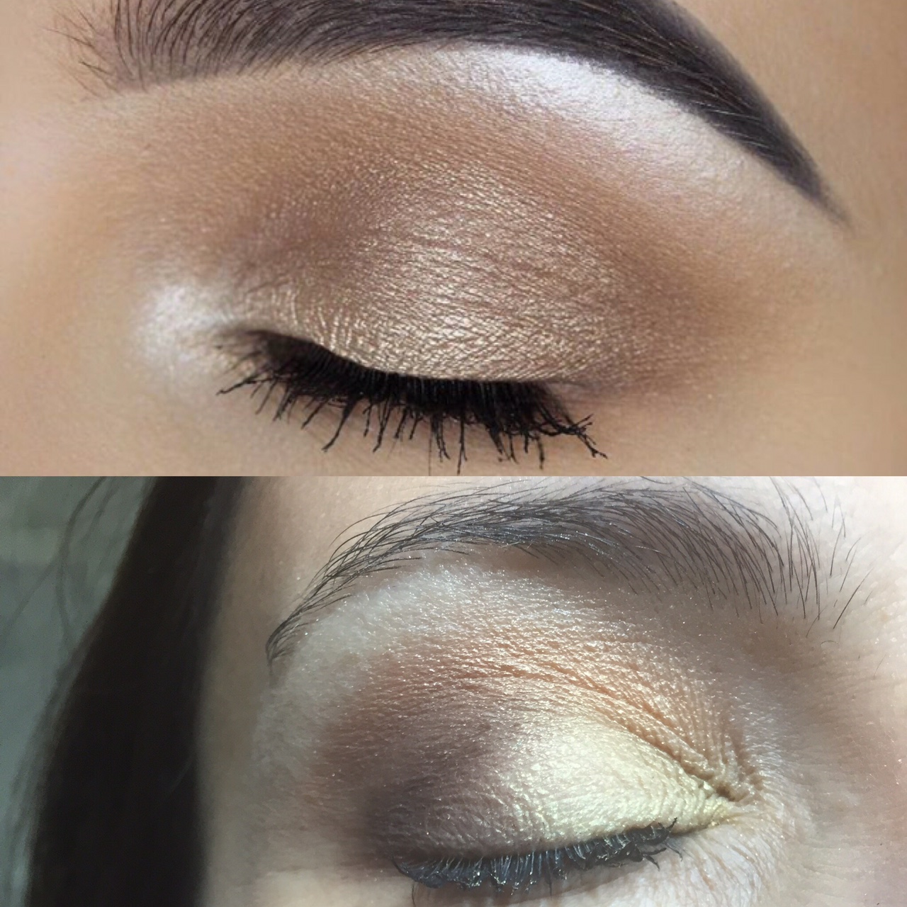 Sombras brillo vs Mate